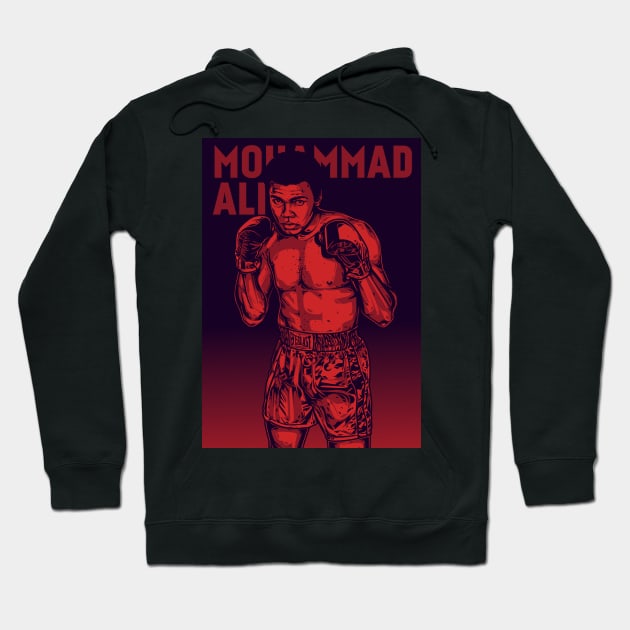 Mohammad Ali Pop Art Hoodie by Adrielvector Gallery